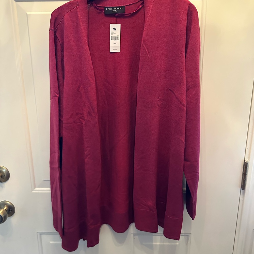Lane Bryant Cardigan - Dark Pink